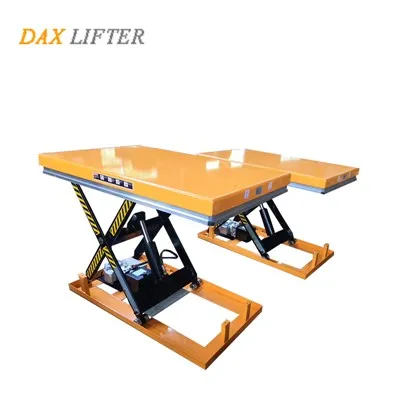 Mesas de elevación de tijera eléctrica