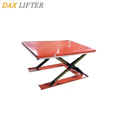Mesa elevadora de tijera de perfil bajo